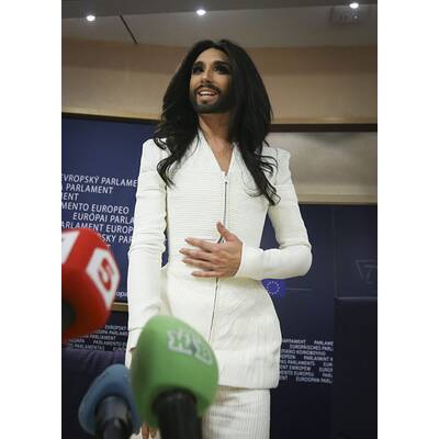 Conchita Wurst: Pressekonferenz im EU-Parlament