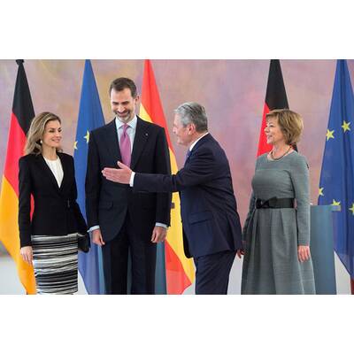 Königin Letizia bezaubert Deutschland