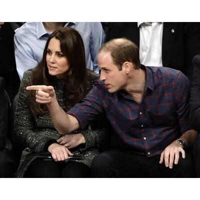 Herzogin Kate & Prinz William fiebern beim Basketball mit