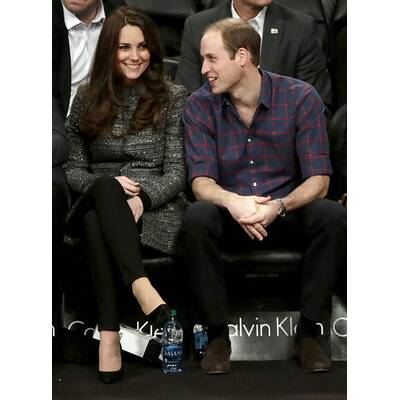 Herzogin Kate & Prinz William fiebern beim Basketball mit