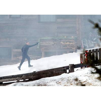 Spektakulärer Bond-Dreh in Obertilliach