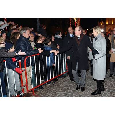 Charlène und Albert in love