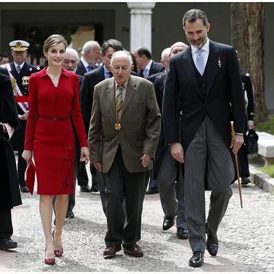 Königin Letizia strahlt neben Felipe