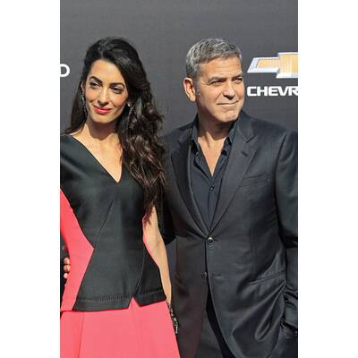George & Amal Clooney bei Filmpremiere