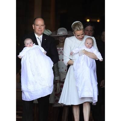 Zwillings-Taufe in Monaco