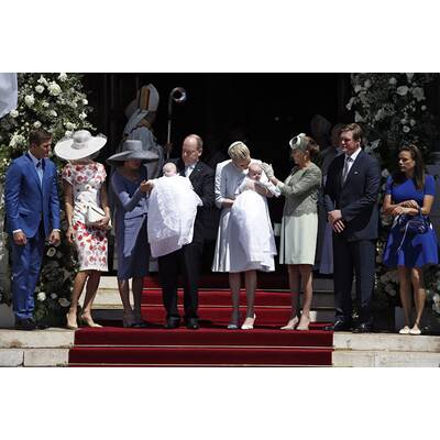 Zwillings-Taufe in Monaco