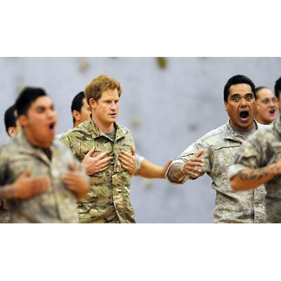 Prinz Harry lernt in Neuseeland Maori-Tanz