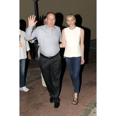 Charlène & Albert feiern mit Robbie Williams