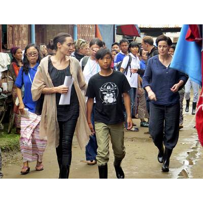Angelina Jolie: Total mager in Myanmar