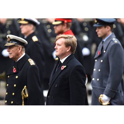 Königin Máxima besucht Kate am Remembrance Day