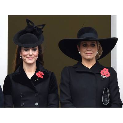 Königin Máxima besucht Kate am Remembrance Day