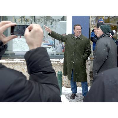Arnold Schwarzenegger in Schladming