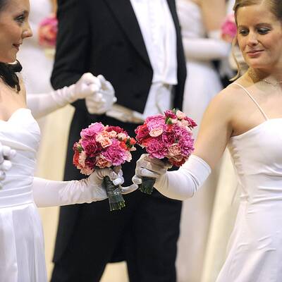 Jacqui Lugner und Helmut Werner