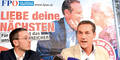 Strache-Plakat ärgert Kirche