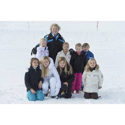 Holländische Königsfamilie startete bei Sonnenschein in Lech-Urlaub 