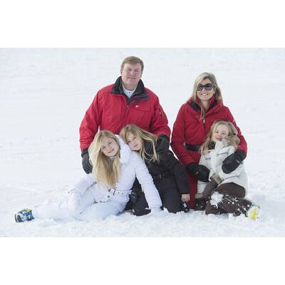 Holländische Königsfamilie startete bei Sonnenschein in Lech-Urlaub 