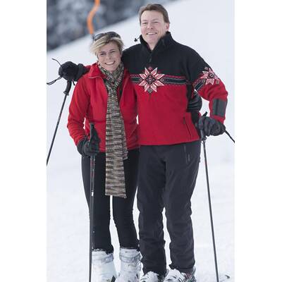 Holländische Königsfamilie startete bei Sonnenschein in Lech-Urlaub 