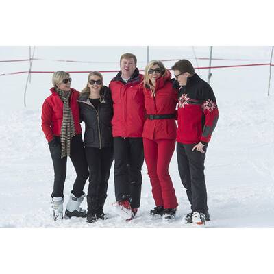 Holländische Königsfamilie startete bei Sonnenschein in Lech-Urlaub 