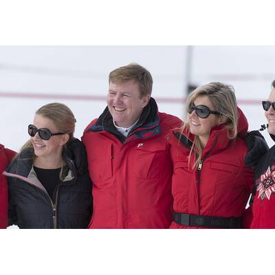Holländische Königsfamilie startete bei Sonnenschein in Lech-Urlaub 