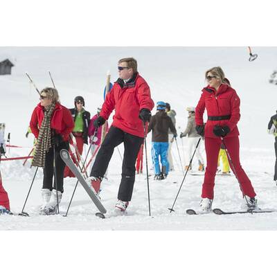 Holländische Königsfamilie startete bei Sonnenschein in Lech-Urlaub 