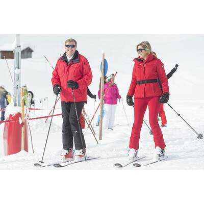 Holländische Königsfamilie startete bei Sonnenschein in Lech-Urlaub 