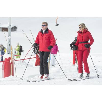 Holländische Königsfamilie startete bei Sonnenschein in Lech-Urlaub 