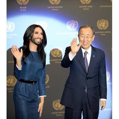 Conchita Wurst trifft Ban Ki-moon