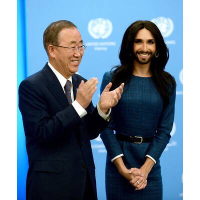 Conchita Wurst trifft Ban Ki-moon