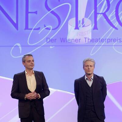 Nestroy Preisverleihung - Klaus Maria Brandauer.