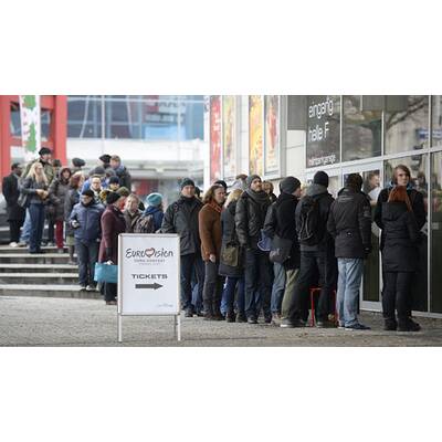 Song Contest-Vorverkauf: Run auf Tickets