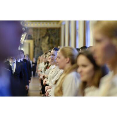 Die Proben für die Eröffnung des Opernballs 2015