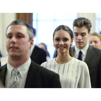 Die Proben für die Eröffnung des Opernballs 2015