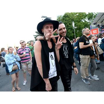 Fashion Show im Eurovision Village am Rathausplatz