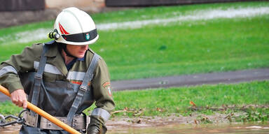 Tief Erik &uuml;berflutet das Land