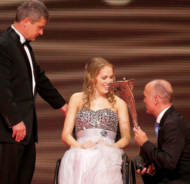 Marcel und Anna strahlten