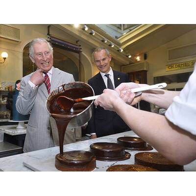 Prinz Charles & Camilla: Kaffee beim Demel