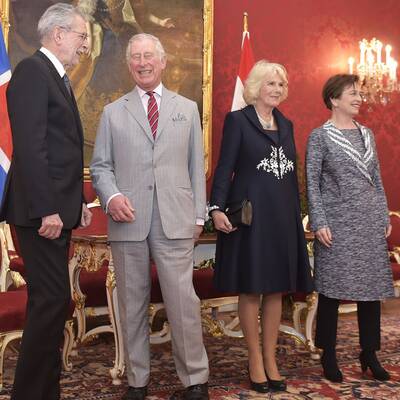 Prinz Charles & Camilla in der Hofburg