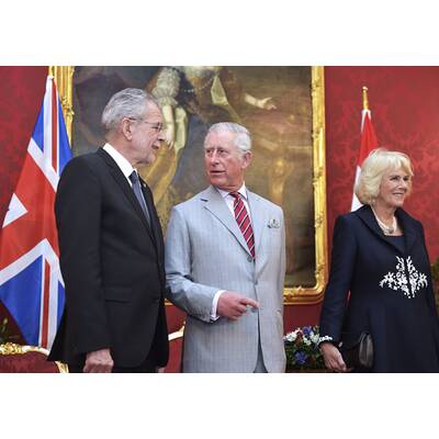 Prinz Charles & Camilla in der Hofburg