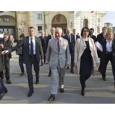 Prinz Charles bei Kanzler Kern