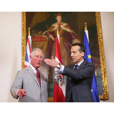 Prinz Charles bei Kanzler Kern