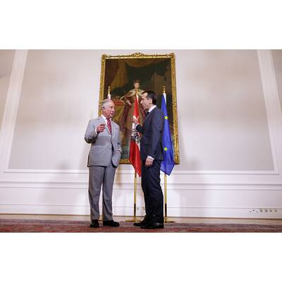 Prinz Charles bei Kanzler Kern