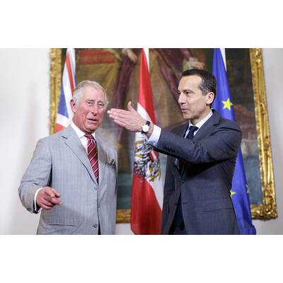 Prinz Charles bei Kanzler Kern