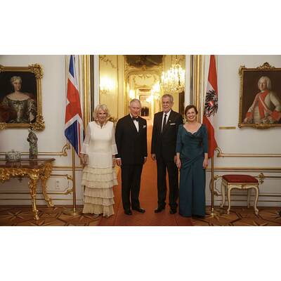 Prinz Charles & Camilla: Dinner in der Hofburg