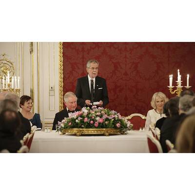 Prinz Charles & Camilla: Dinner in der Hofburg