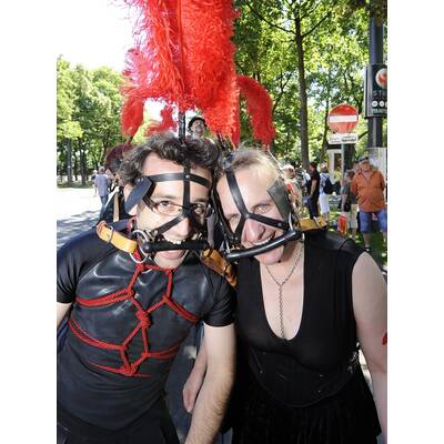 Tausende feiern Homosexuellen- und Transgender-Demo.