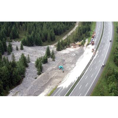 Schlimmes Unwetter in Österreich