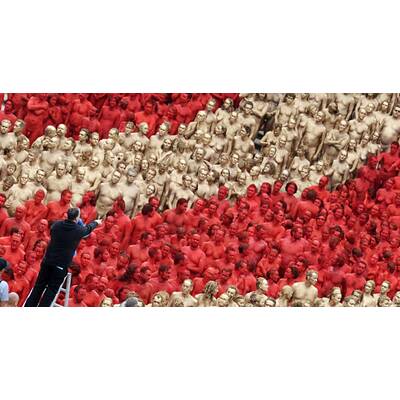 Spencer Tunick Shooting in München