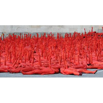 Spencer Tunick Shooting in München