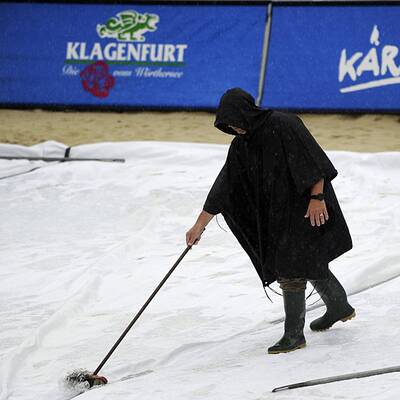 Klagenfurter Volleyball-Event fällt ins Wasser
