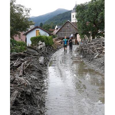 Ortskern von Muren-Katastrophe zerstört